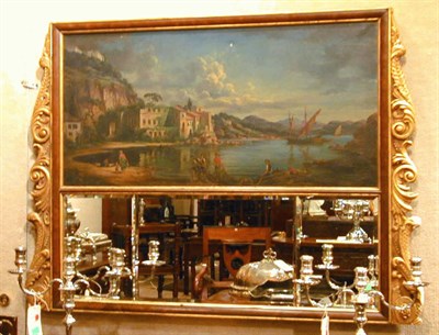 Lot 399 - Georgian Style Mahogany and Gilt-Wood...