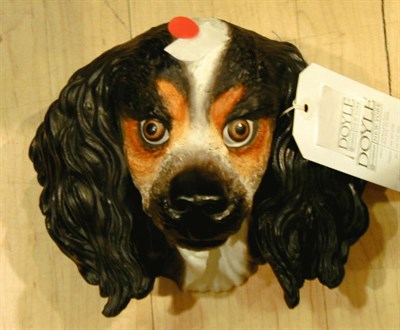 Lot 337 - Russian Porcelain Head of a Spaniel