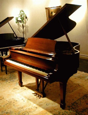 Lot 587 - Steinway Mahogany Baby Grand Piano Serial #...
