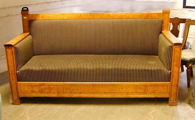 Lot 166 - Biedermeier Maple Settee
