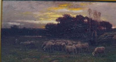 Lot 61 - Carleton Wiggins American, 1848 - 1932 SHEEP...
