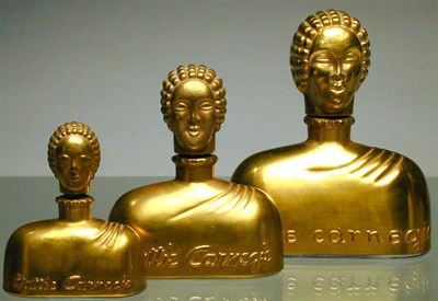 Lot 105 - Three Hattie Carnegie Perfumes Designed in...