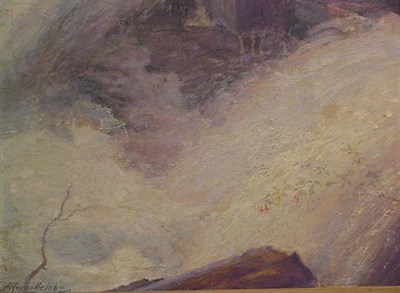 Lot 22 - Alfredo Helsby Chilean, d. 1931 VIEW ATOP THE...