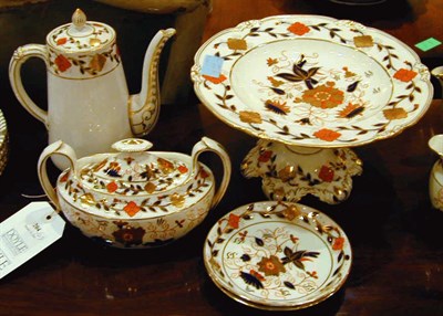 Lot 204 - Royal Crown Derby Porcelain Dessert Set...