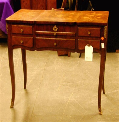 Lot 564 - Louis XV Style Marquetry Poudreuse Of typical...