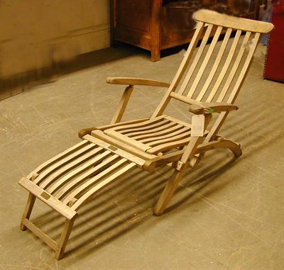 Lot 234 - Pair of First Class Deck Chairs from The Queen...