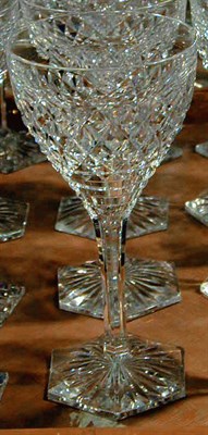Lot 312 - Group of Colorless Glass Stemware...