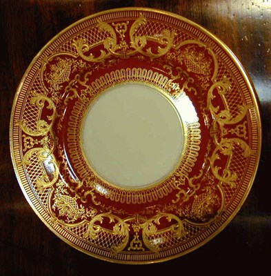 Lot 446 - Group of Limoges Porcelain Dessert Plates...