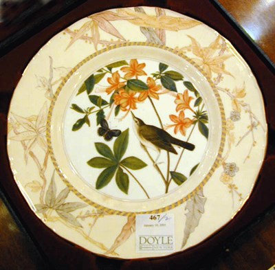 Lot 543A - Two Royal Worcester Porcelain Cabinet Plates