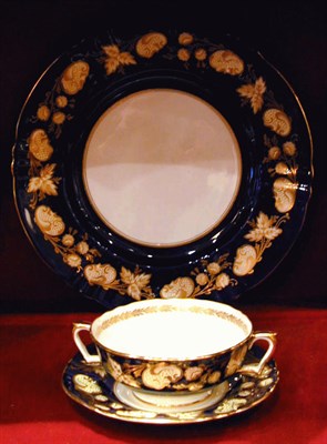 Lot 484 - Crown Staffordshire Porcelain Dinner Service...