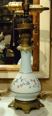 Lot 523 - Pair of Paris Porcelain Lamps