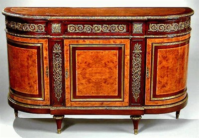 Lot 509 - Louis XVI Style Gilt-Bronze Mounted Burl-Wood...