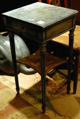 Lot 141 - Pair of Louis XVI Style Marble Top Ivory...