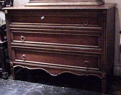 Lot 142 - Louis XVI Style Mahogany Chest of Drawers