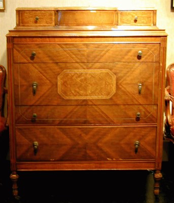 Lot 151 - Art Deco Mahogany Chest of Drawers