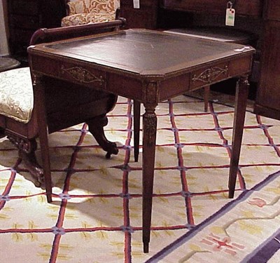 Lot 80 - Directoire Style Mahogany Game Table