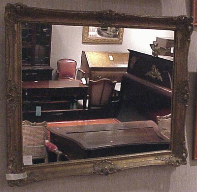 Lot 105 - Rectangular Gilt-Wood Mirror