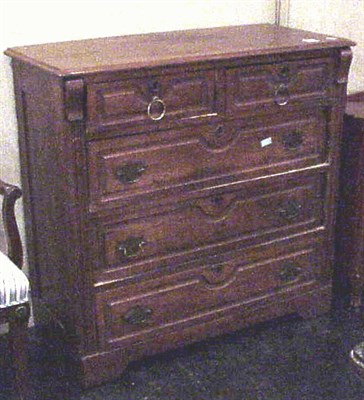 Lot 527 - Victorian Walnut Chest of Drawers