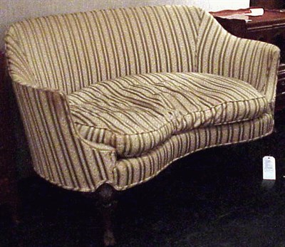 Lot 114 - Georgian Style Mahogany Reniform Settee