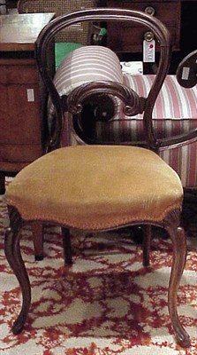 Lot 116 - Group of Five Victorian Mahogany Balloon-Back...
