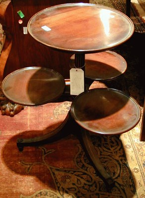 Lot 118 - Regency Style Mahogany Dumbwaiter