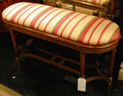 Lot 123 - Louis XVI Style Fruitwood Bench