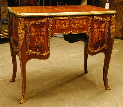 Lot 523 - Louis XV Style Gilt-Bronze Mounted Marquetry...