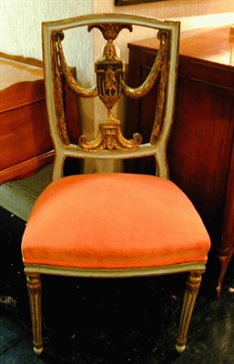 Lot 80A - Neoclassical Style Painted Side Chair