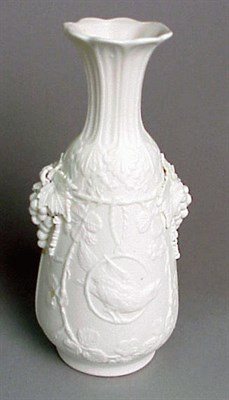 Lot 230 - Group of Four Parian Vases Comprising a pair...