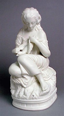 Lot 232 - Group of Four Parian Figures Comprising a...