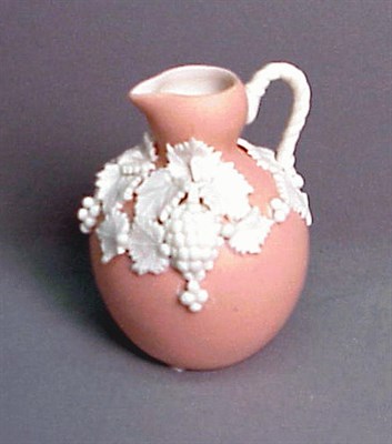 Lot 444A - Two Parian Small Ewers and a Porcelain Ewer