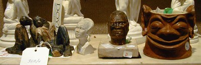 Lot 360 - Group of Three African- American Sculptures...