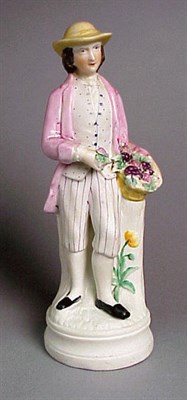 Lot 649 - Group of Three Polychrome Parian Figures