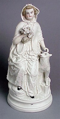 Lot 214 - Two Parian Figures