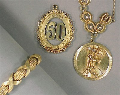 Lot 177 - Lot of Assorted Gold Jewelry 14 kt. yellow...