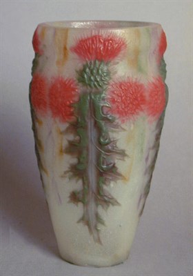 Lot 287 - Pate de Verre Vase A. G. Argy-Rousseau Of...