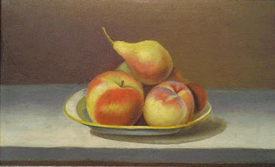 Lot 59 - American School 19th/20th Century MIXED FRUIT...