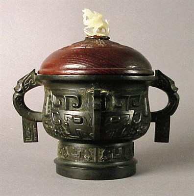 Lot 180 - Archaizing Bronze Guei Probably Ming Dynasty...