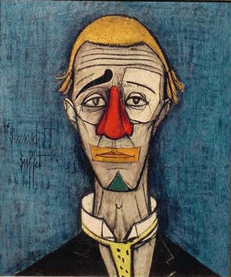 Lot 21 - After Bernard Buffet CLOWN Photoreproduction...