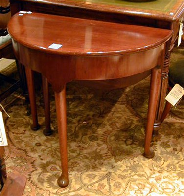 Lot 280 - George I Mahogany Tea Table The semicircular...