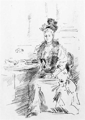 Lot 255 - James Abbott McNeill Whistler LA JOLIE NEW...