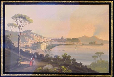 Lot 43 - Neapolitan School 19th Century NAPOLI DA...
