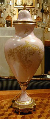 Lot 165 - Sevres Style Gilt-Bronze Mounted Porcelain Vase
