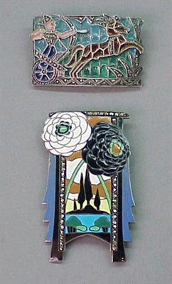 Lot 30 - Two Pictorial Pins Early 20th century The...