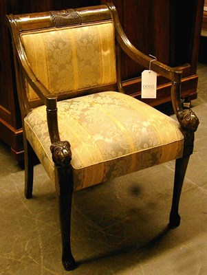 Lot 489 - Group of Ten Regency Style Upholstered Armchairs