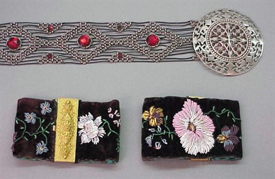 Lot 8 - Two Fine Antique Beadwork Pieces 19th and...