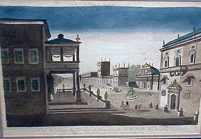 Lot 93 - French School 18th century VIEW DU PONT DE...