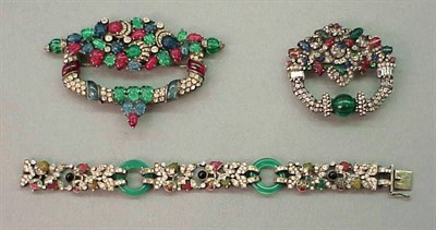 Lot 44 - Group of Cartier Style Jewelry 1920s...