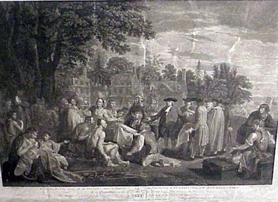 Lot 84 - After Benjamin West WILLIAM PENN'S TREATY WITH...