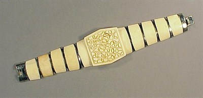 Lot 80 - Josephine Baker Bracelet 1920s Ivory colored...